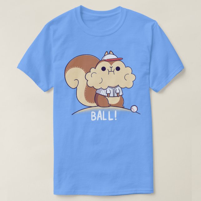 Camiseta ardilla de béisbol (Diseño del anverso)