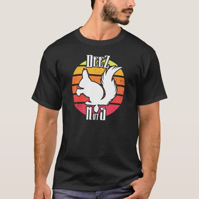 Camiseta Ardilla de Deez Nuts (Anverso)