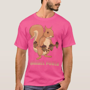 Camiseta Ardilla de elevación de peso del atleta de entrena