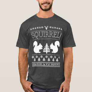 Camiseta Ardilla de las vacaciones del navidad