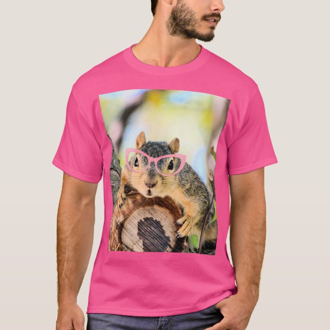Camiseta ardilla de moda (Anverso)