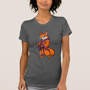 Camiseta Ardilla de Samurai japonesa