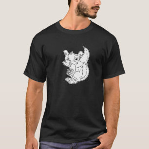 Camiseta Ardilla de Squeaky - Grano de madera de peluche