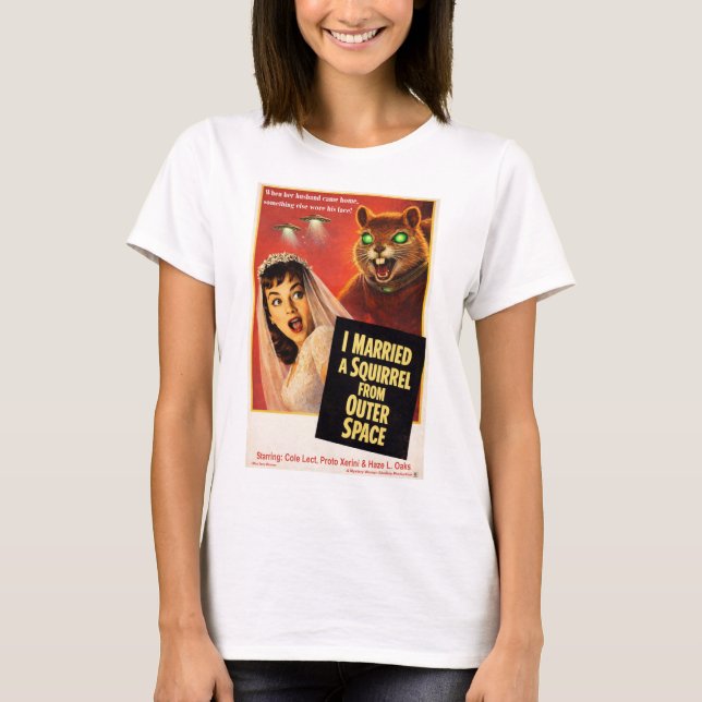 Camiseta Ardilla del espacio exterior (Anverso)