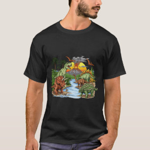 Camiseta Ardilla divertida con motosierra y piña