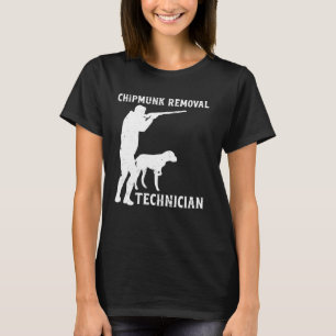 Camiseta Ardilla divertida de ardilla del técnico de remoci