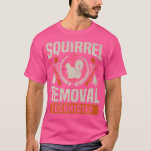 Camiseta Ardilla divertida de la ardilla del técnico de la