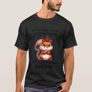 Camiseta Ardilla Divertida Lo Siento Estoy Irritable Estoy
