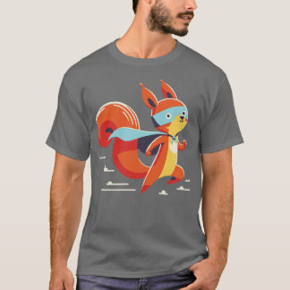 Camiseta ardilla en acción