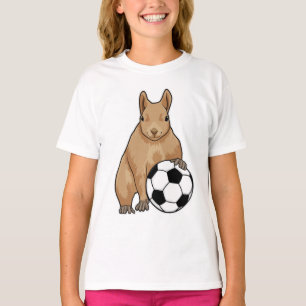 Camiseta ardilla en deportes de fútbol
