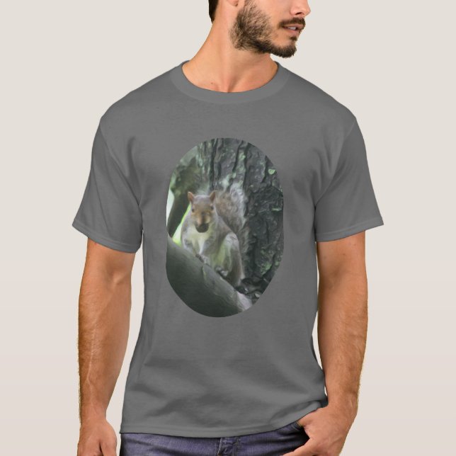 Camiseta Ardilla En El Arte Animal De Pintura De Árboles (Anverso)