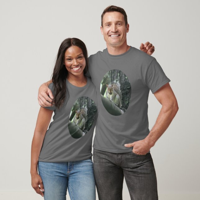 Camiseta Ardilla En El Arte Animal De Pintura De Árboles (Unisexo)