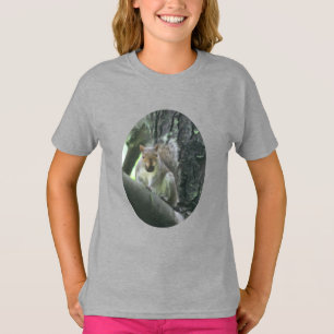 Camiseta Ardilla En El Arte Animal De Pintura De Árboles