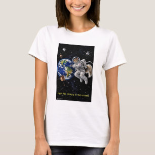 Camiseta Ardilla en el espacio