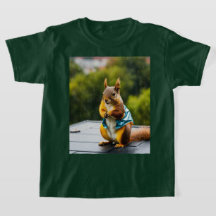 Camiseta Ardilla en el té de la lluvia