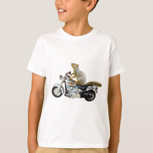 Camiseta Ardilla en la motocicleta