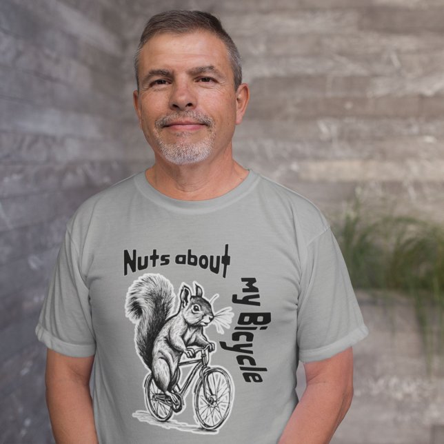 Camiseta Ardilla en un ciclista divertido (Subido por el creador)