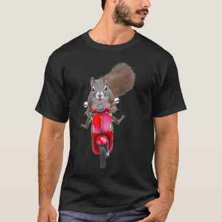 Camiseta Ardilla En Un Scooter
