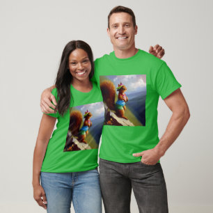 Camiseta Ardilla en una montaña