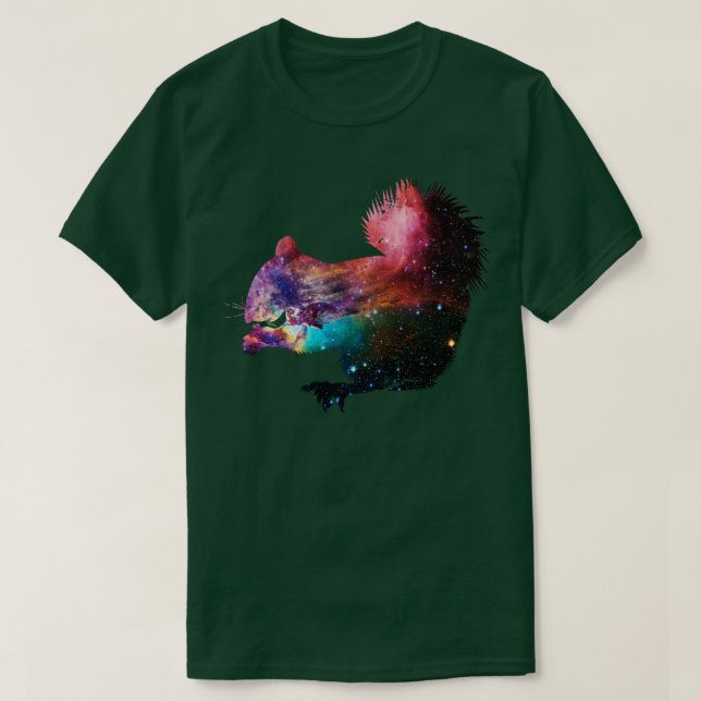 Camiseta ardilla espacial (Diseño del anverso)