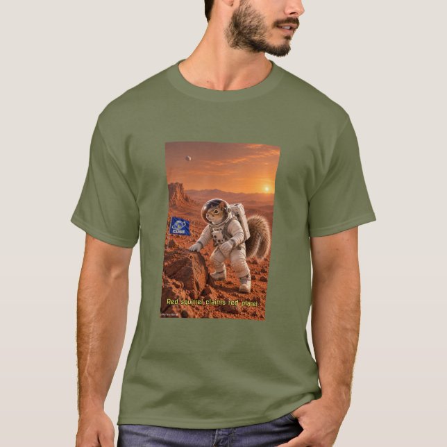 Camiseta  Ardilla Espacio Futuro (Anverso)