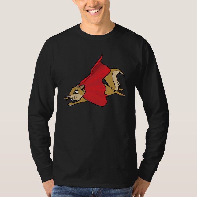 Camiseta Ardilla estupenda que vuela (Anverso)