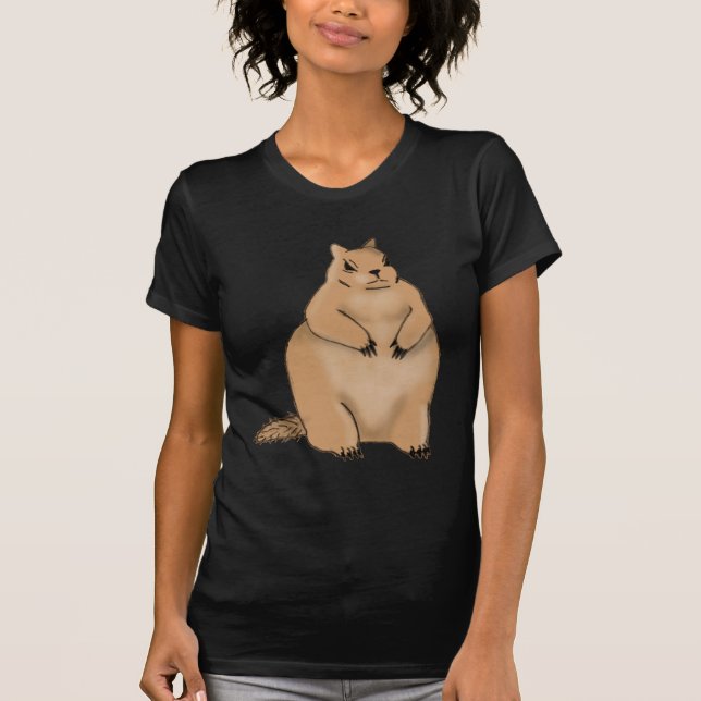 Camiseta ardilla gorda (Anverso)