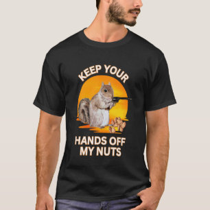 Camiseta Ardilla Hey Mantén tu ardilla de puesta de sol sar