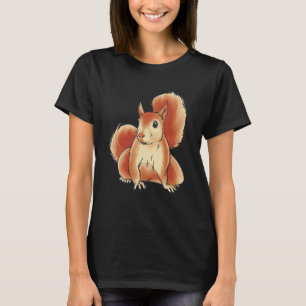 Camiseta ardilla infantil de animales zoológicos