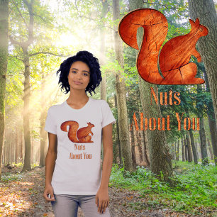Camiseta Ardilla - madera - locamente enamorada de ti