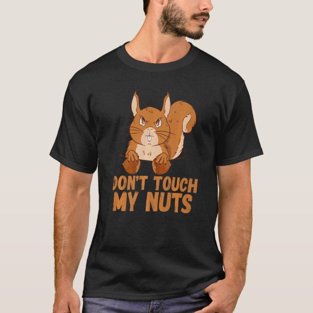 Camiseta Ardilla No toques mis nueces (Anverso)
