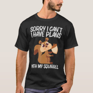 Camiseta Ardilla Para Hombres Mujeres Animales De Bosque De