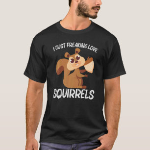 Camiseta Ardilla Para Hombres Mujeres Animales De Bosque De