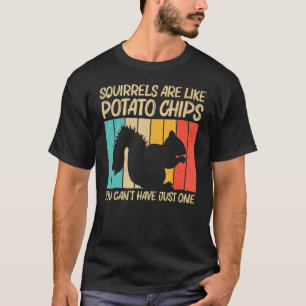 Camiseta Ardilla para hombres mujeres ardilla Chipmunk 80 s