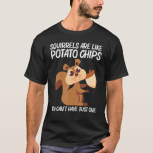 Camiseta Ardilla Para Hombres Mujeres Roedor Animal Del Bos