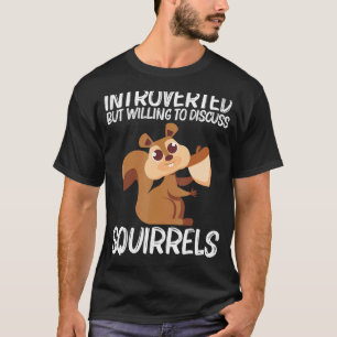 Camiseta Ardilla Para Hombres Mujeres Roedores