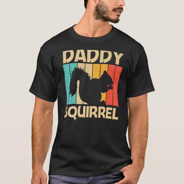 Camiseta Ardilla para hombres papá ardilla Chipmunk 80 (Anverso)