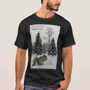 Camiseta ardilla para Navidades Canadá3111png3111