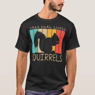 Camiseta Ardilla para niñas niños ardilla   chipmunk 80s