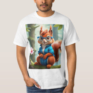 Camiseta Ardilla pura en la rama del árbol