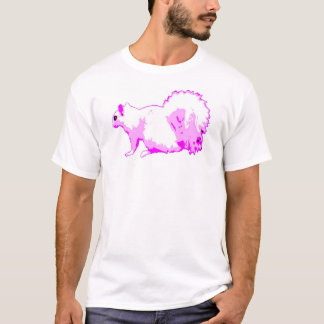 Camiseta ardilla púrpura