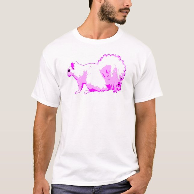 Camiseta ardilla púrpura (Anverso)