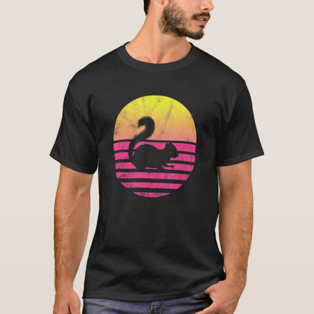 Camiseta Ardilla Retro de Chipmunk Vintage (Anverso)