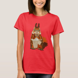 Camiseta ardilla roja