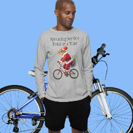 Camiseta Ardilla sobre un regalo para los Navidades de bici