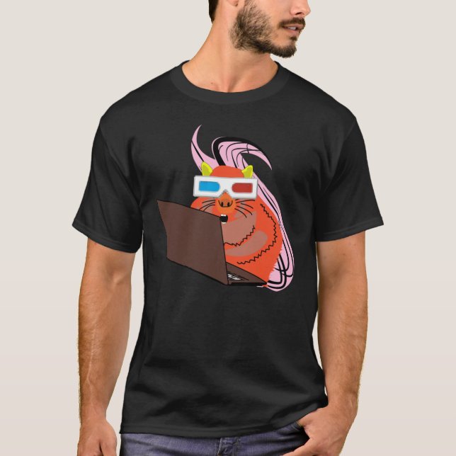 Camiseta Ardilla traviesa #100 (Anverso)