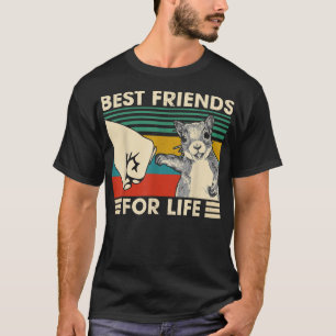 Camiseta Ardilla Vintage Retro Mejor Amigo Para La Vida Puñ