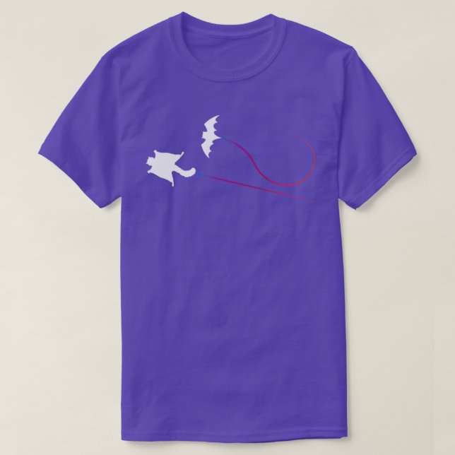 Camiseta Ardilla voladora Bat volando para una carrera (Diseño del anverso)