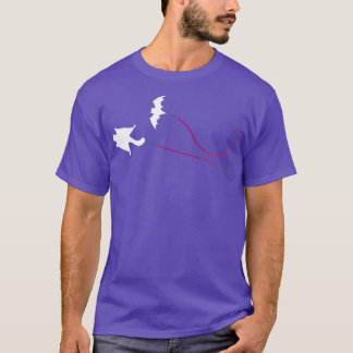 Camiseta Ardilla voladora Bat volando para una carrera