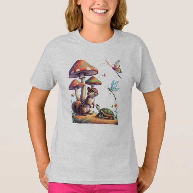 Camiseta Ardilla y Tortuga (Anverso)